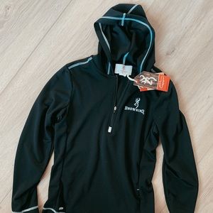 Women’s Browning Black Zip Up Pull Over